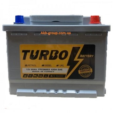Turbo Premium 60Ah 630A R+